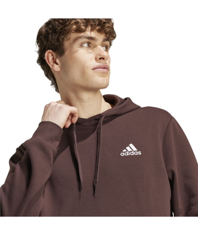 Moletom adidas Homem Essentials Fleece Castanho