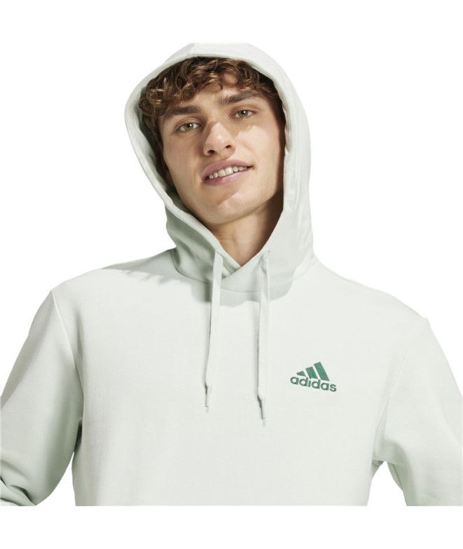Moletom adidas Homem Essentials Fleece Verde