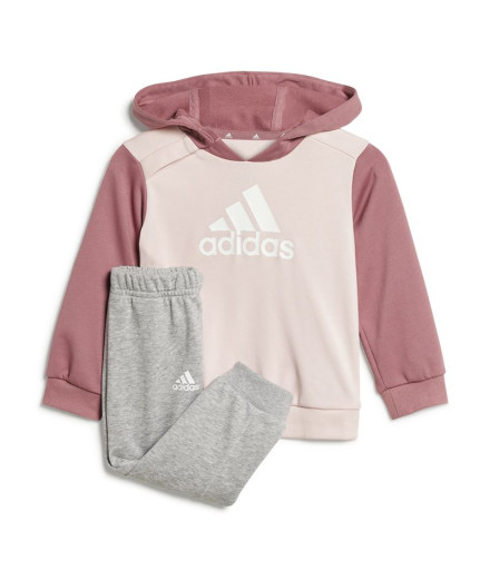 Conjunto adidas Essentials Colorblock Infantil Rosa Conjunto adidas Essentials Colorblock Infantil Rosa