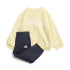 Conjunto adidas Essentials Lineage French Terry Infantil Amarillo