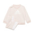 Conjunto adidas French Terry Infantil Bos Logo Jogger Rosa