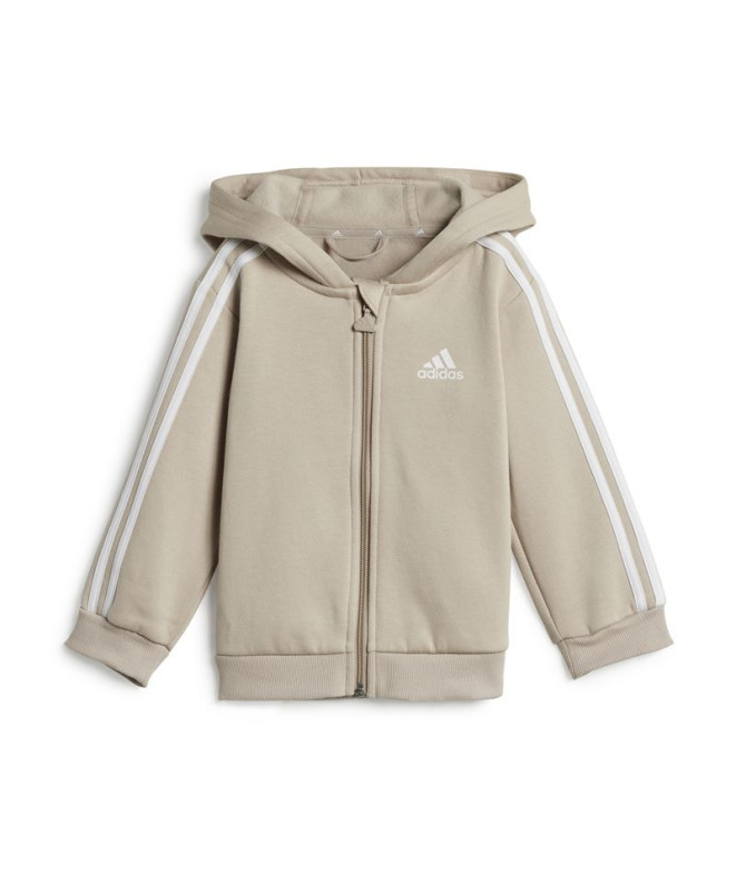 Conjunto adidas Essentials 3 Bandas Full Zip...