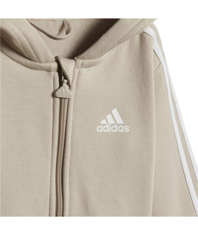 Conjunto adidas Essentials 3 Bandas Full Zip...