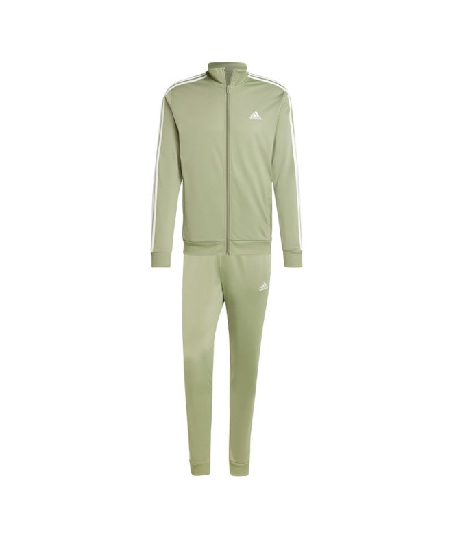 Survêtement adidas Homme Sportswear Basic 3S Tricot Vert