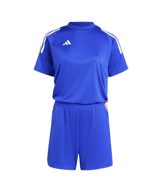 Conjunto Futebol adidas Mulher da Tiro24 Training Blue