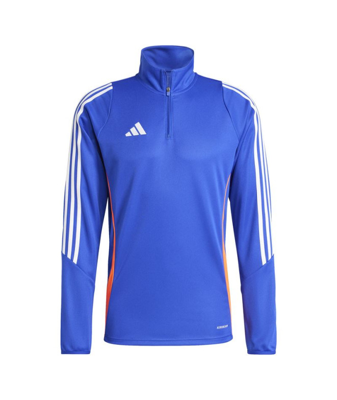 Sweat Football adidas Homme de Tiro24 Training Bleu/Blanc