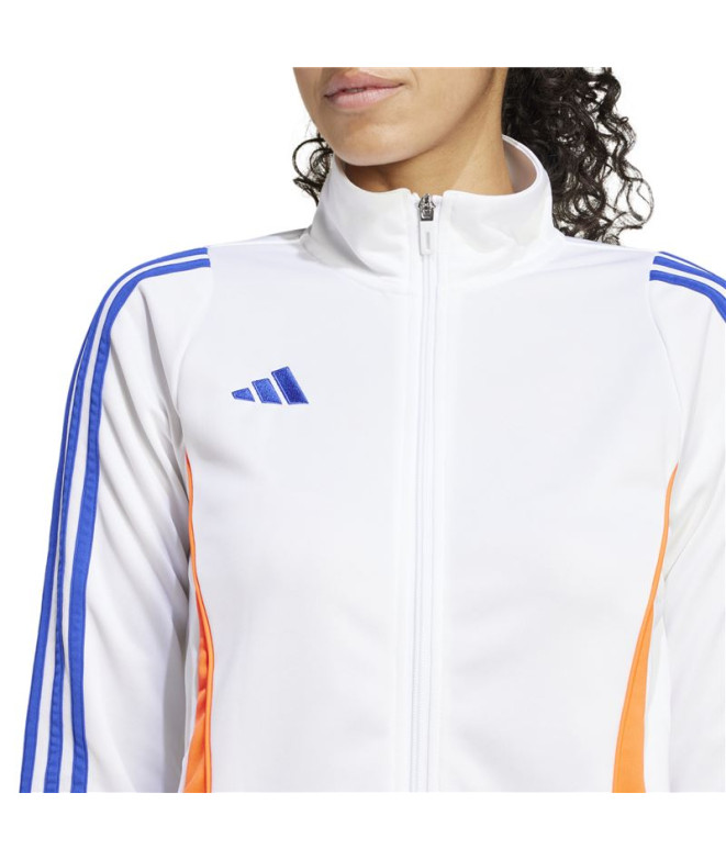 Casaco Futebol adidas Mulher de Tiro24 Training White