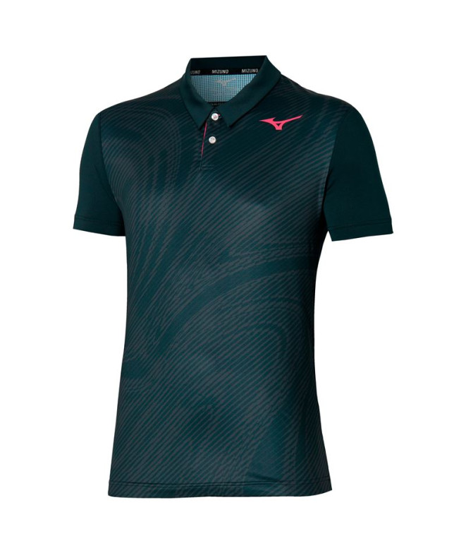 Polo Tênis Mizuno Homem de Charge Shadow Black