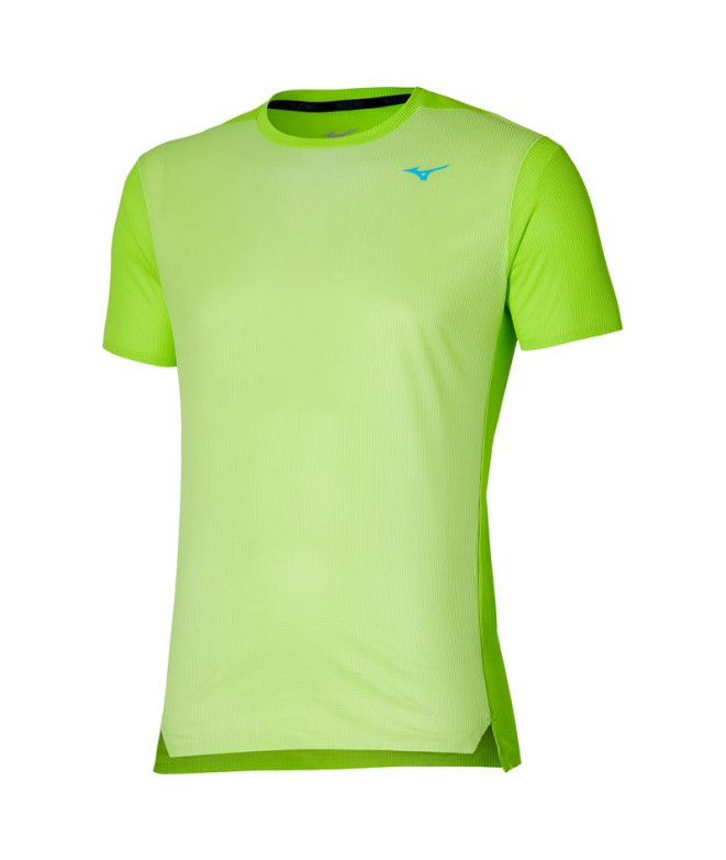 Camiseta Running Mizuno Homem de Aero Lima