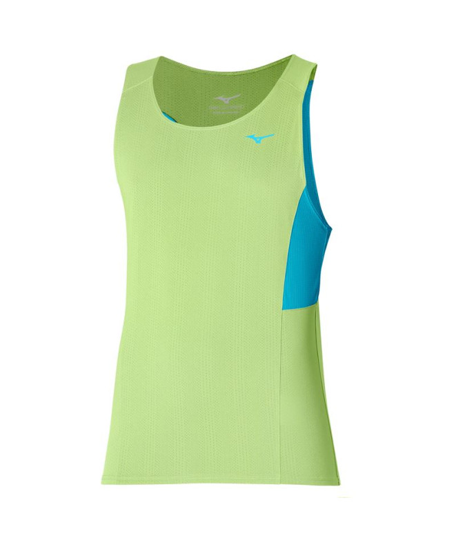 Camiseta de Running Mizuno Dryaeroflow Hombre Lima