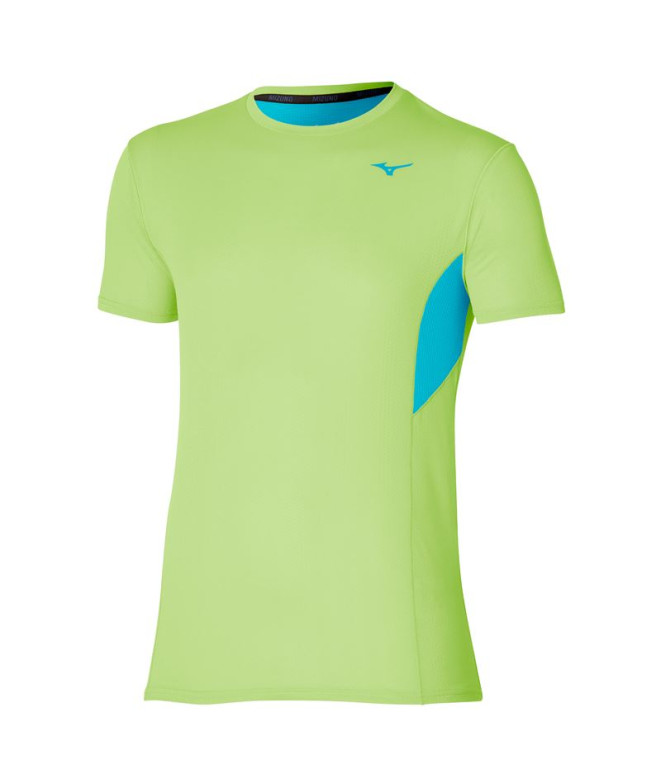 Camiseta de Running Mizuno Dryaeroflow Hombre Lima