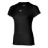 T-shirt Running Mizuno Femme de Dryaeroflow Black