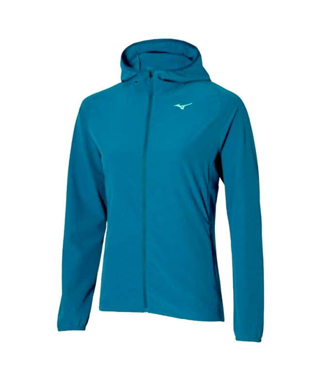 Chaqueta de Running Mizuno Alpha Mujer Azul