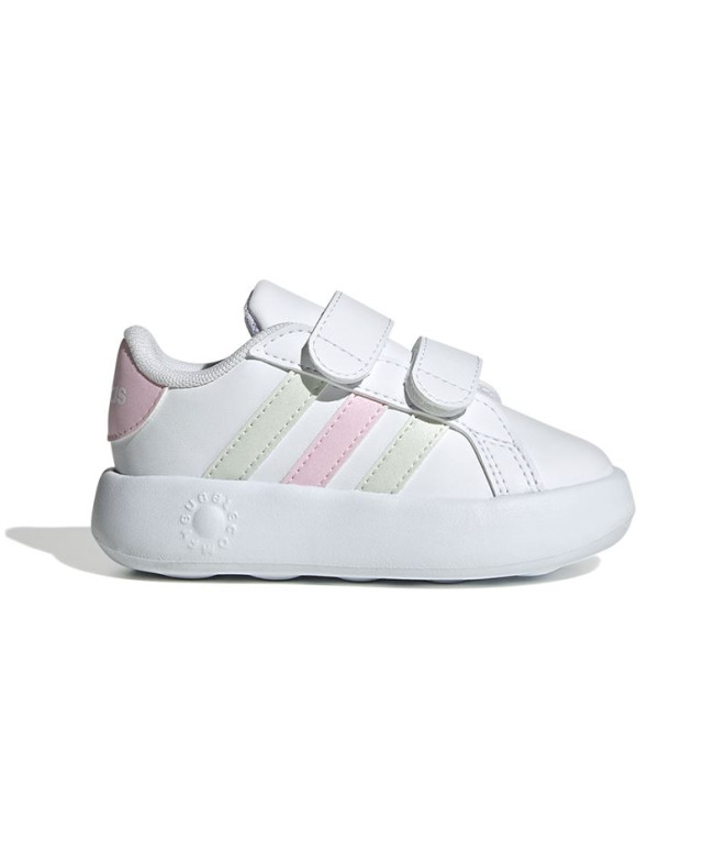 Chaussures adidas Court Enfant Grand 2.0 Blanc