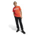 Camiseta adidas Infantil Essentials Linear Logo Cotton Vermelho