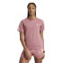 Camiseta Running adidas Mulher de Own The Run 3 Bandas Rosa