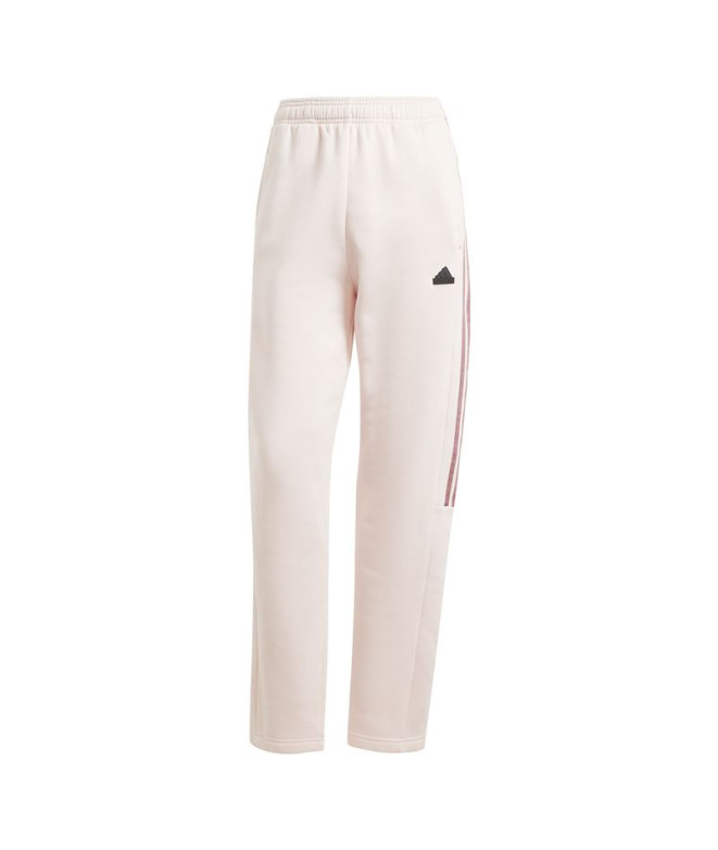 Pantalones adidas Tiro Cut 3 Bandas Fleece Mujer Rosa