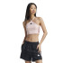 Camiseta adidas Mulher Tiro Cut 3 Band Summer Triangle Rosa