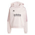 Sudadera adidas Tiro Cut 3 Bandas Fleece Mujer Rosa