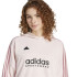 Sudadera adidas Tiro Cut 3 Bandas Fleece Mujer Rosa