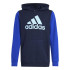 Sudadera adidas Essentials Big Logo Colorblock Infantil Azul