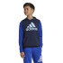 Moletom adidas Infantil Essentials Big Logo Colorblock Azul