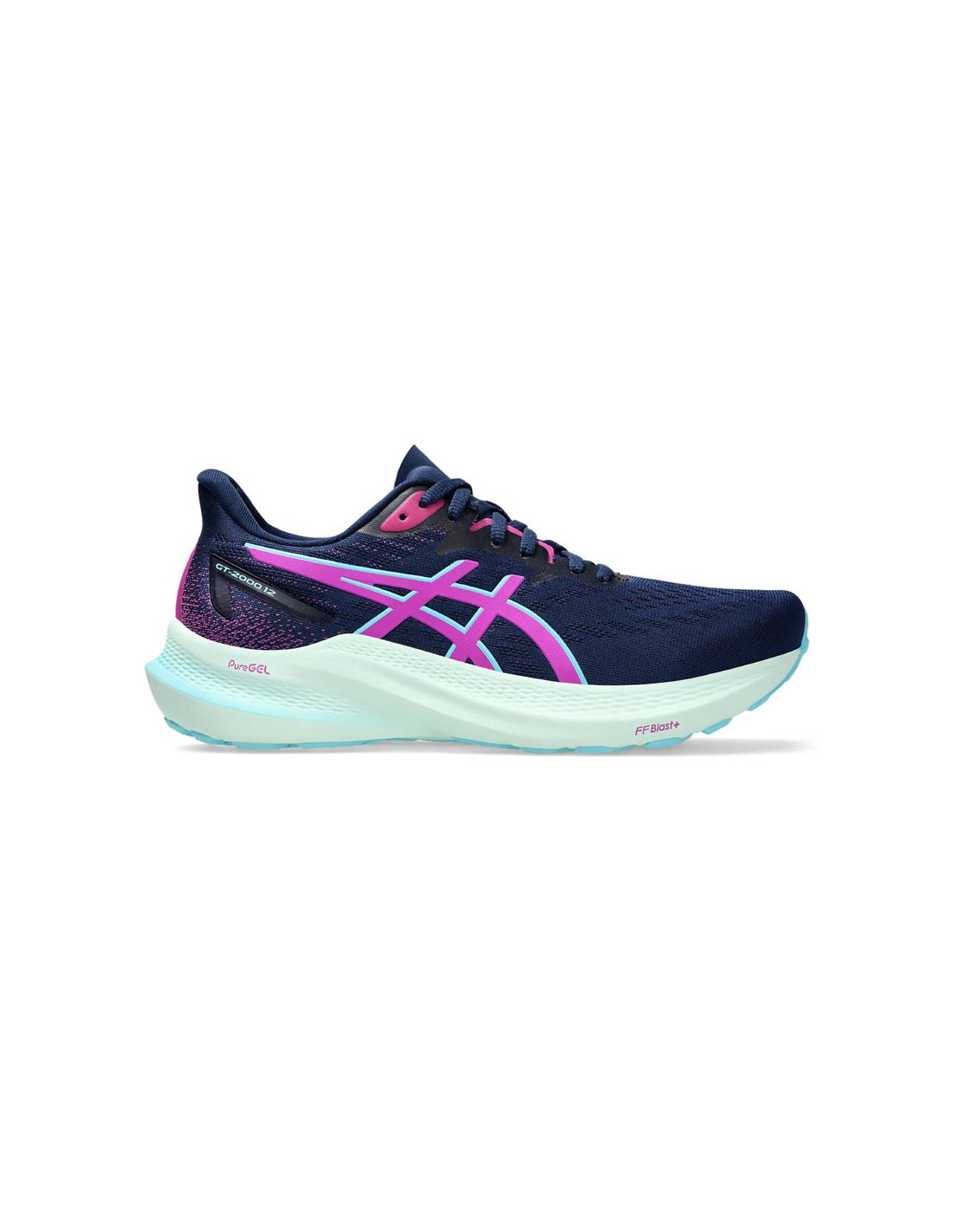 Zapatillas de Running ASICS Gt 2000 12 Mujer Azul