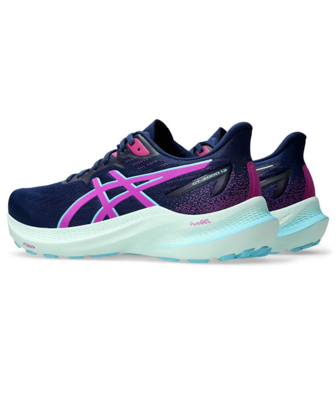 Chaussures Running Femme by ASICS Gt-2000 12 Bleu