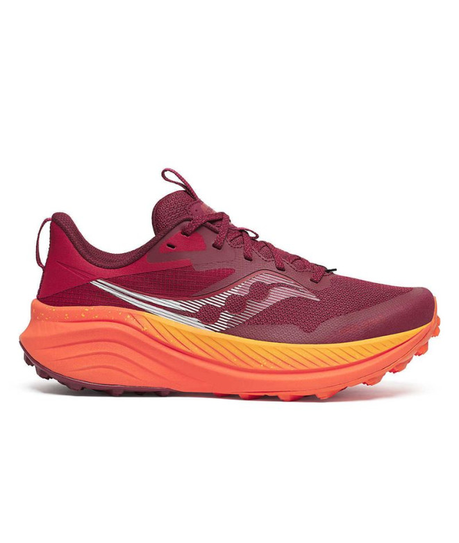 Sapatilhas Trail Saucony Mulher da Xodus Ultra 3 Vermelho