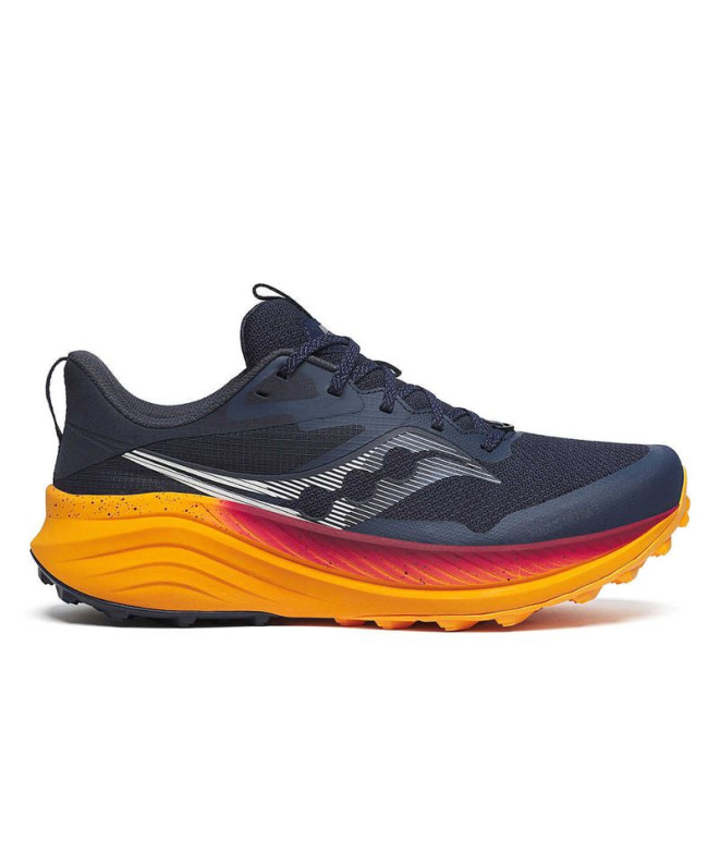 Sapatilhas Trail Saucony Homem por Aura Tr Gtx Laranja Azul