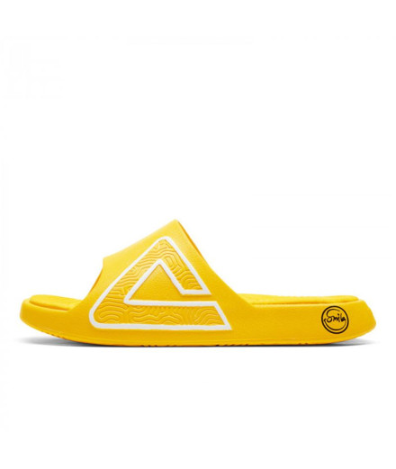 Chanclas de Baloncesto Peak Taichi Slippers Hombre Amarillo