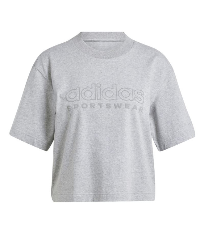 Camiseta adidas Mulher All Szn Graphic Loose Cinzento