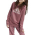Moletom adidas Menina Essentials Big Logo Algodão Rosa