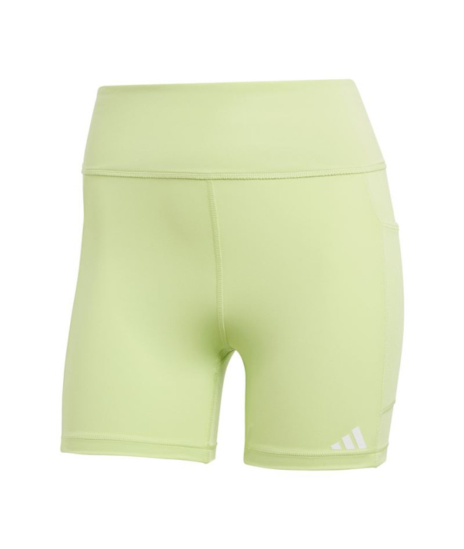 Malhas Running adidas Mulher de Own The Run Short Yellow