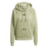 Moletom adidas French Terry Mulher Assinatura bordado gráfico verde solto