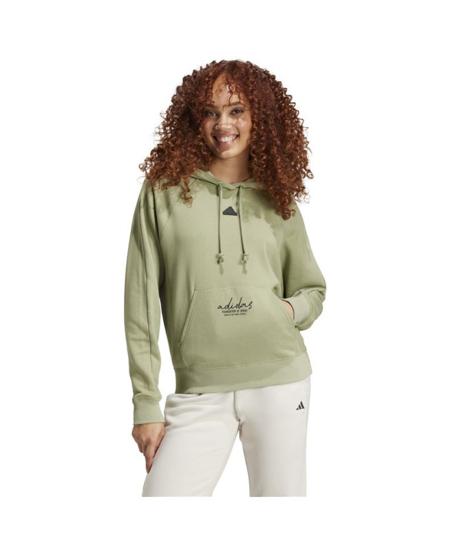Moletom adidas French Terry Mulher Assinatura...