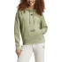 Moletom adidas French Terry Mulher Assinatura bordado gráfico verde solto
