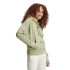 Moletom adidas French Terry Mulher Assinatura bordado gráfico verde solto