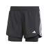 Pantalons Fitness adidas Femme by Pacer 3 Bandas Training Woven Black