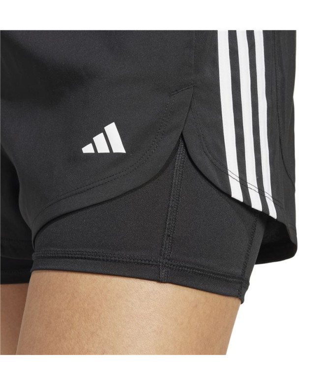 Calça Fitness adidas Mulher by Pacer 3 Bandas...
