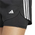 Pantalons Fitness adidas Femme by Pacer 3 Bandas Training Woven Black