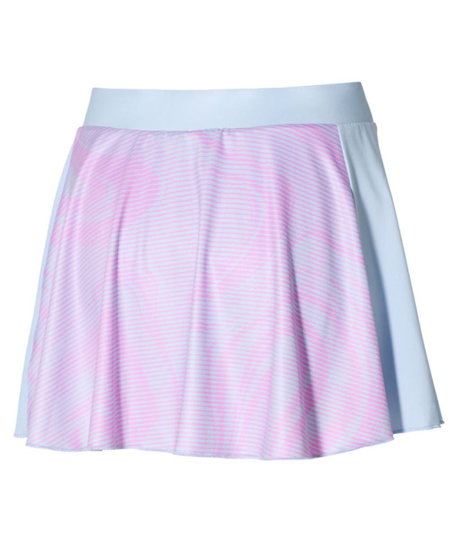 Falda De Tenis Mizuno Charge Printed Flying Mujer Rosa