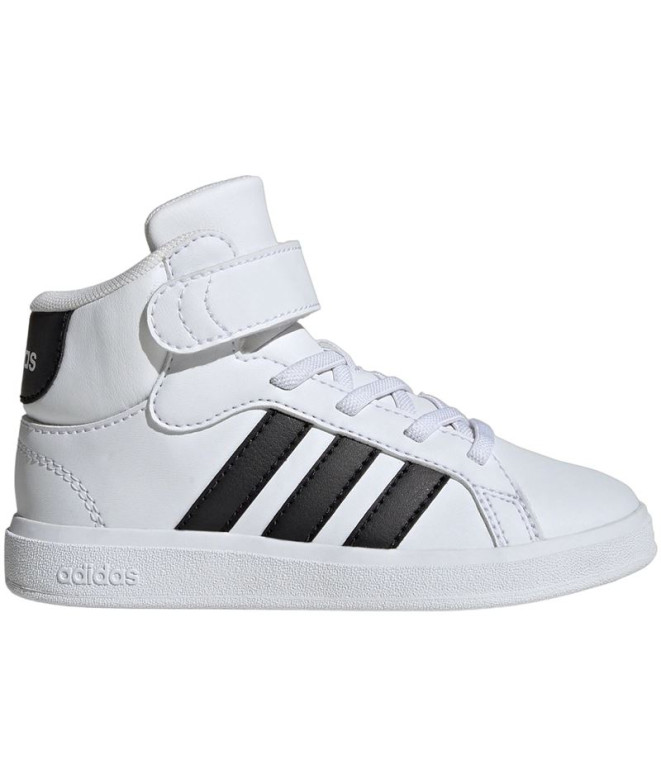 Chaussures adidas Court Enfant Grand Mid White