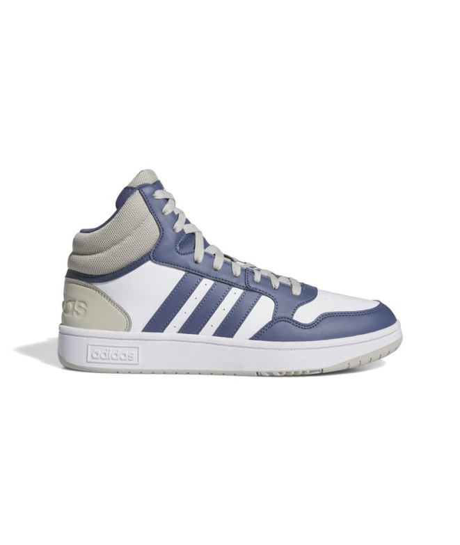 Chaussures adidas Homme Hoops 3.0 Mid Blanc