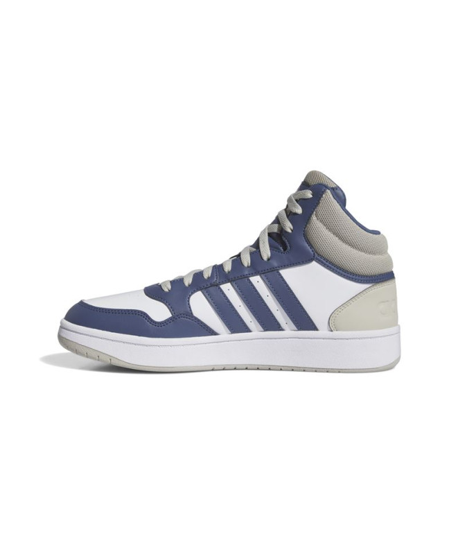 Chaussures adidas Homme Hoops 3.0 Mid Blanc