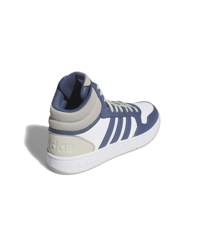 Chaussures adidas Homme Hoops 3.0 Mid Blanc