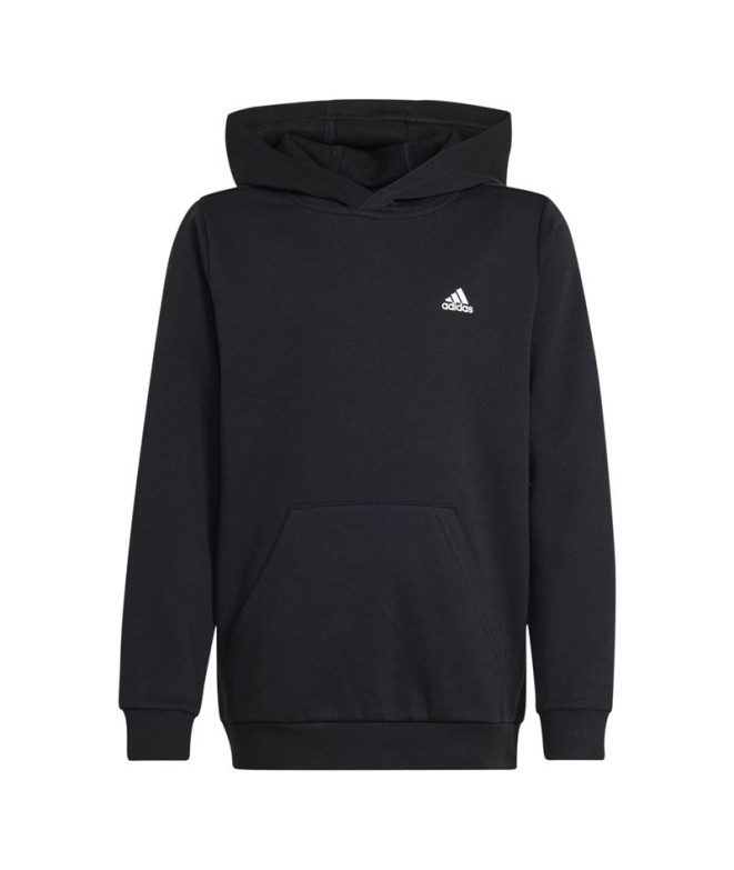 Moletom adidas Infantil Essentials Small Logo Feel Cozy Fleece Preto