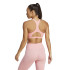 Brassiere de sport adidas Femme Adizero Essentials Run Medium Support Pink