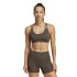 Sutiã esportivo adidas Mulher Aeroimpact Luxe Light Support Verde azeitona