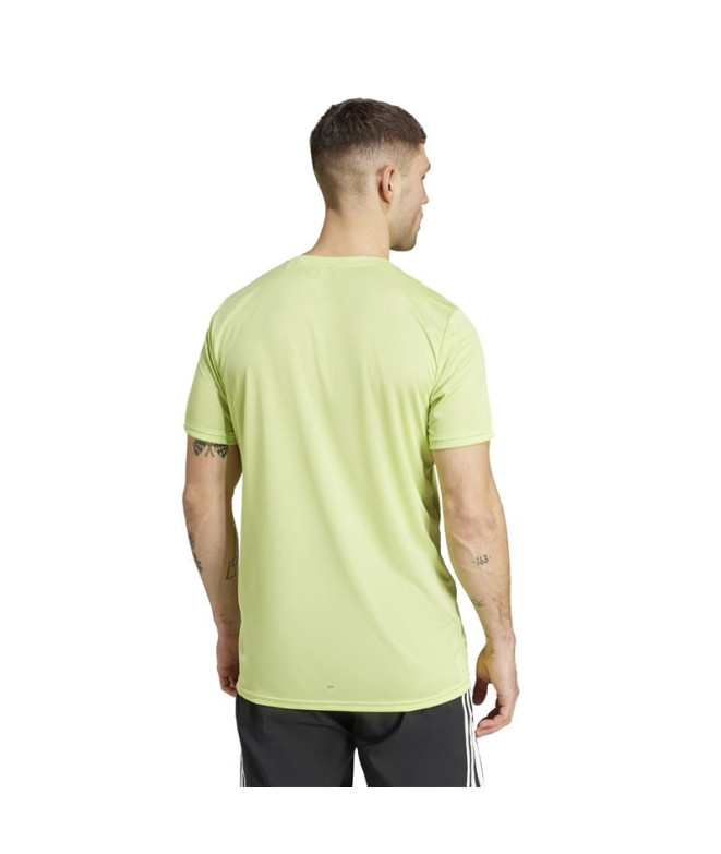 Camiseta de Running adidas Run It Hombre Amarillo